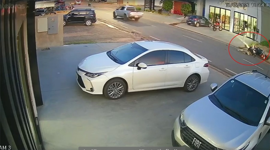 Fuga termina com policial da PRF derrubado e motorista preso em Ji-Paraná