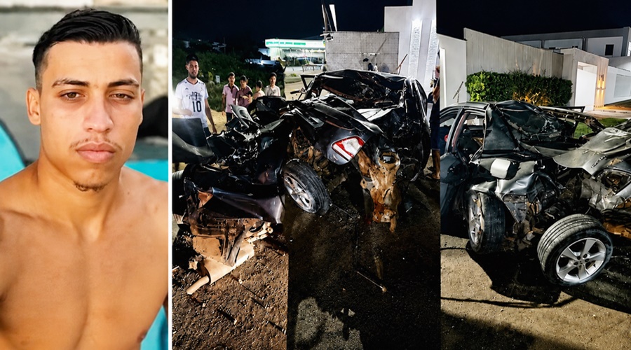 Alta velocidade e zigue-zague acabam com dois mortos em carro de cliente