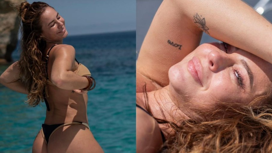Aos 44 anos, atriz Paolla Oliveira surge deslumbrante em passeio de barco na Itália
