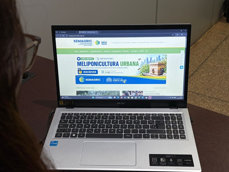Portal modernizado de Porto Velho amplia acesso a cursos gratuitos e serviços rurais