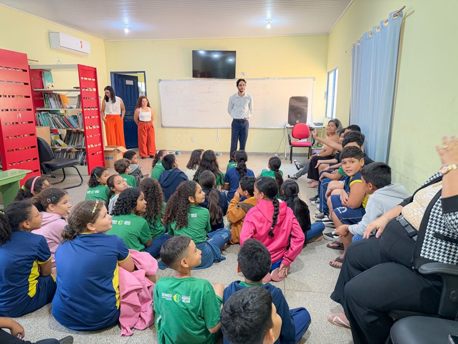 Crianças da rede municipal de Porto Velho recebem palestra sobre ética e integridade