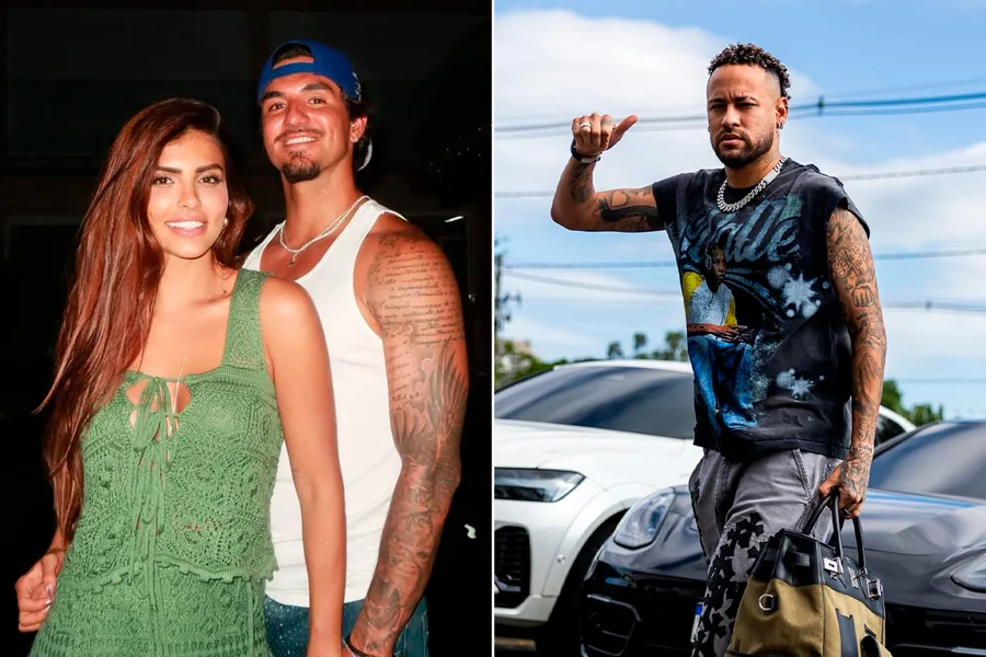 Namorada de Medina se pronuncia sobre rumores envolvendo Neymar e namorada do surfista
