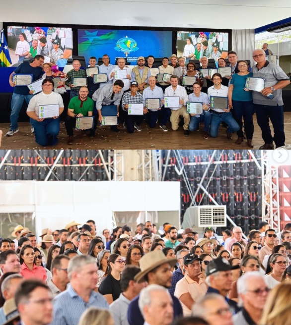 Laerte Gomes reúne lideranças e lota sessão solene na Rondônia Rural Show em Ji-Paraná