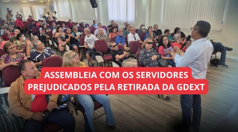 Sindsef/RO convoca servidores prejudicados pela perda da GDEXT para Assembleia nesta sexta (29)