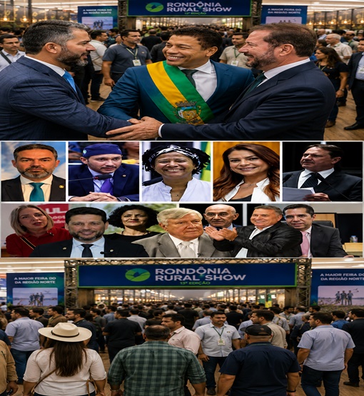 Rondônia Rural Show vira ‘Arena Política’ de sorrisos, disputas e abraços estratégicos