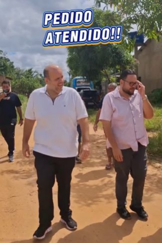 Vereador Dr. Júnior Queiroz acompanha melhorias em ruas do bairro Planalto 