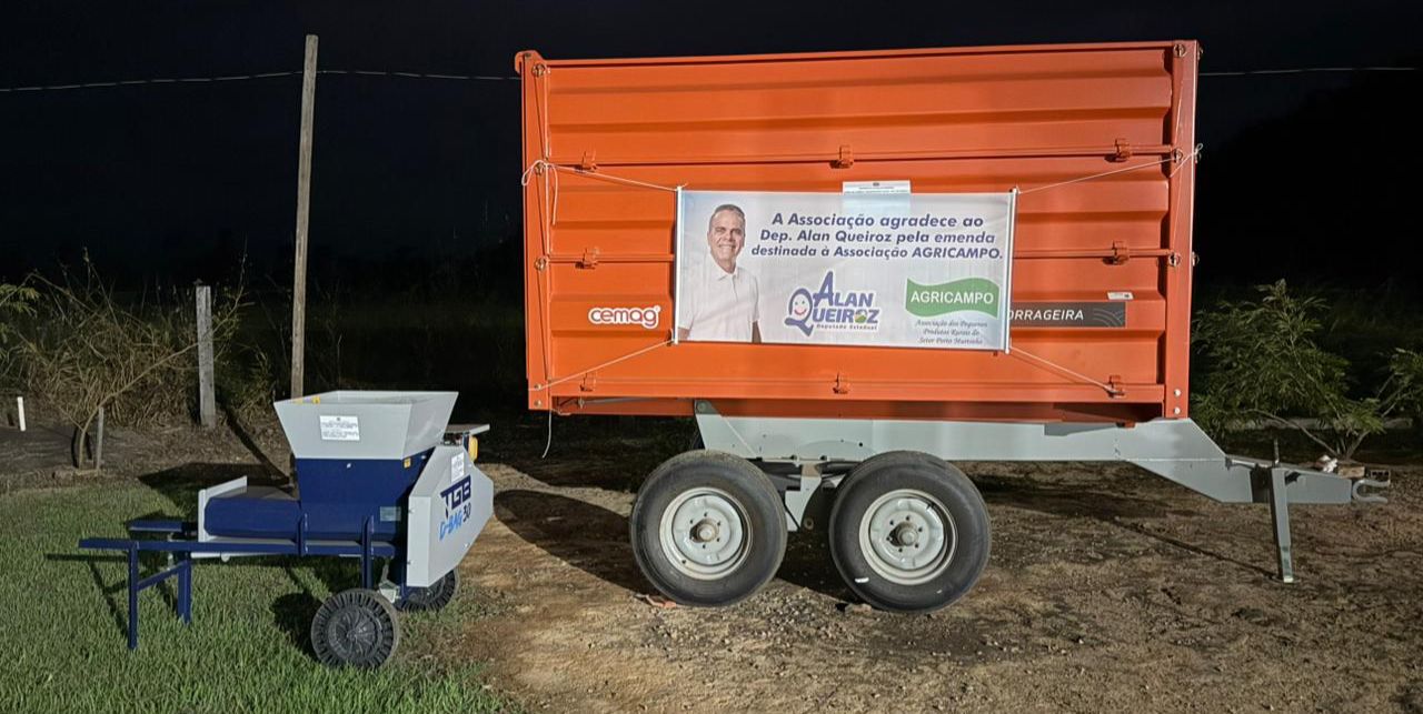 Alan Queiroz destina R$ 253 mil em equipamentos para fortalecer produção rural
