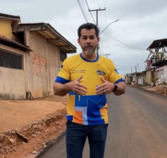 Vereador Nilton Souza comemora conclusão de asfalto no Bairro Industrial