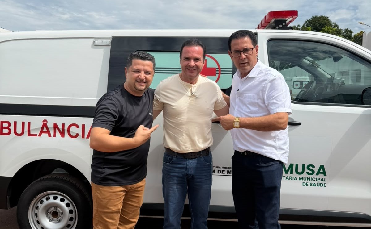 Com emenda do deputado Luís do Hospital, Rolim de Moura recebe nova ambulância
