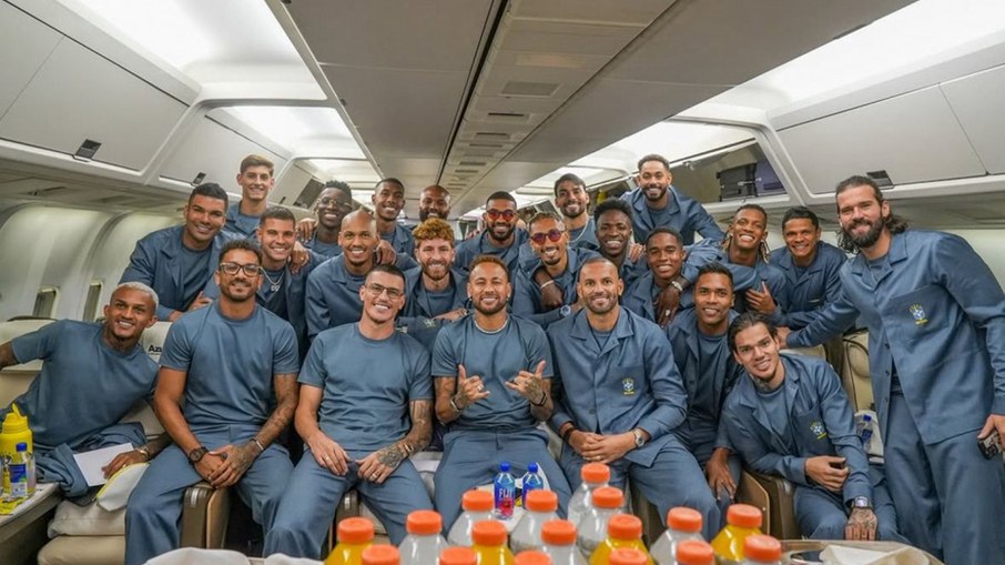 Seleção Brasileira chega aos EUA para a disputa da Copa do Mundo
