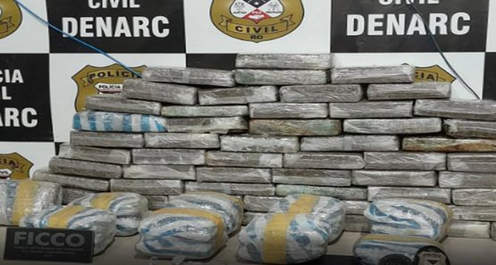 Operação resulta na apreensão de 64 Kg de drogas e quatro prisões em Porto Velho