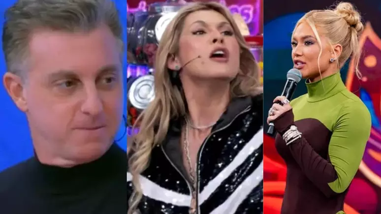 Casado, Luciano Huck confessa ciúmes de Lívia Andrade e Virginia no 'Domingão': 'Eu senti'