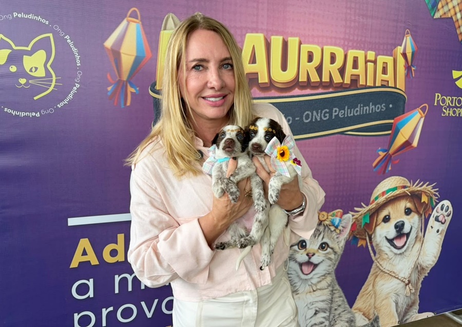 Ieda Chaves prestigia feira de adoção pet em Porto Velho com dezenas de animais acolhidos
