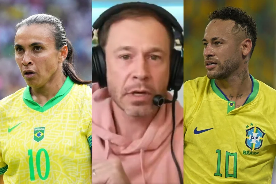 Entenda a polêmica de Tiago Leifert envolvendo Marta e Neymar após declarações polêmicas
