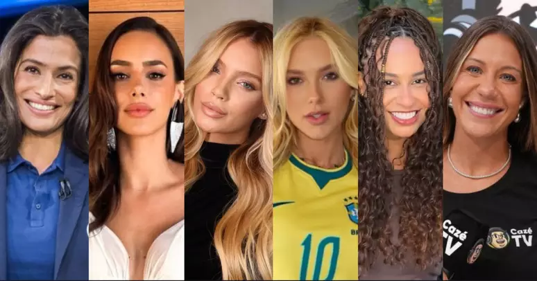 Belas e influentes; saiba quem são as candidatas a musa do Brasil na Copa do Mundo