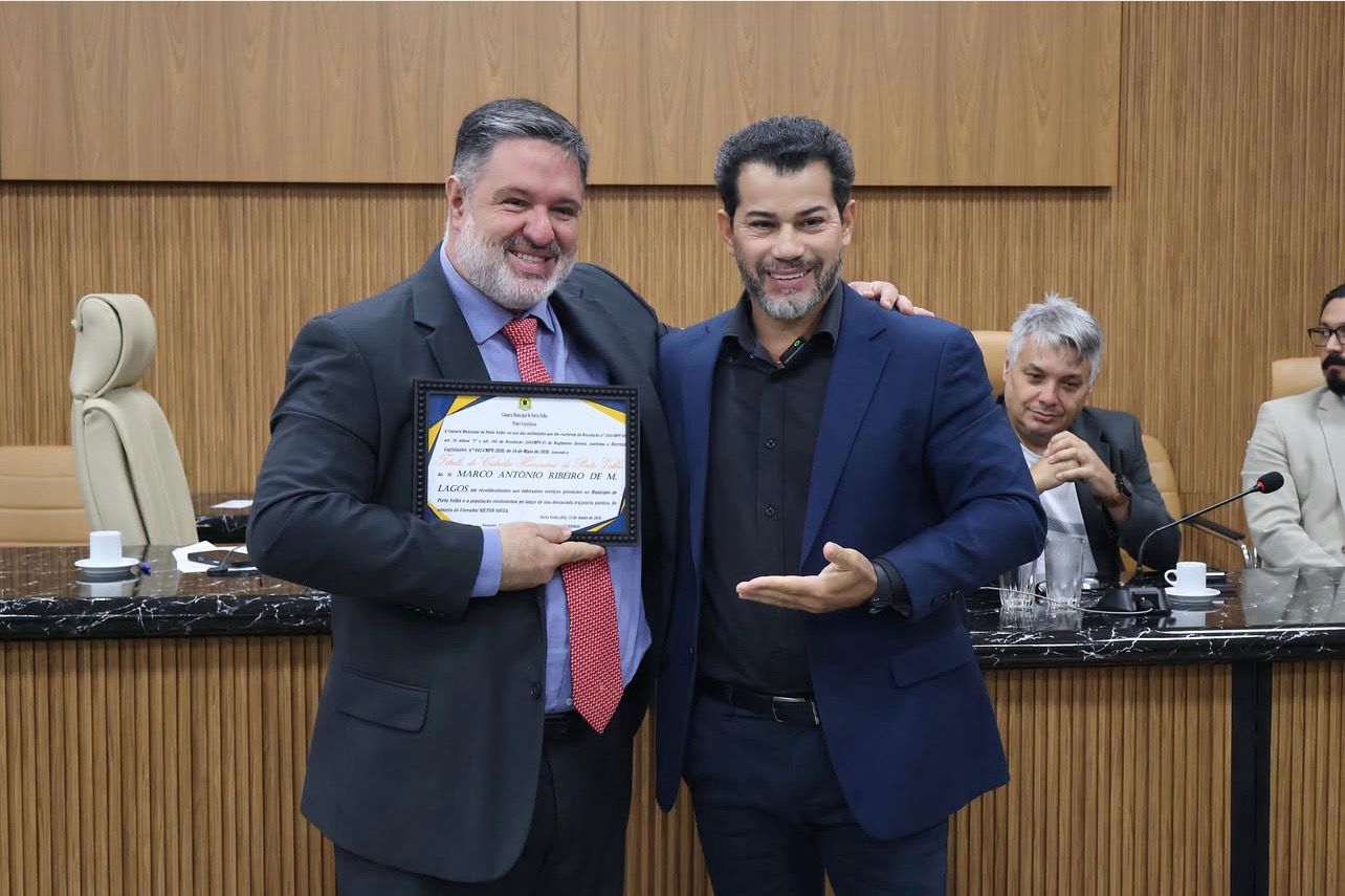Vereador Nilton Souza entrega Títulos de Cidadão Honorário a Personalidades de Porto Velho

