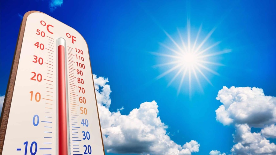 Calor de até 35°C e céu parcialmente nublado marcam previsão para esta quarta