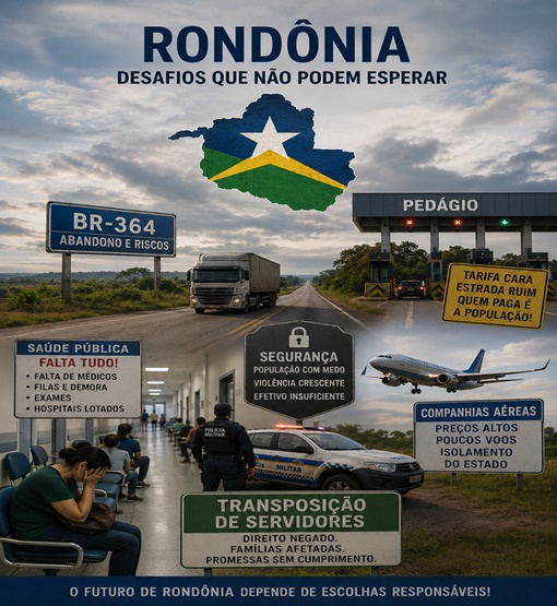 Saúde, segurança, BR-364 e transposição devem dominar debate eleitoral em Rondônia
