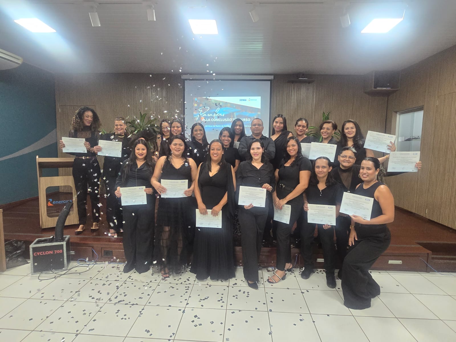 SENAI-RO forma segunda turma exclusiva de mulheres no curso de eletricista de redes
