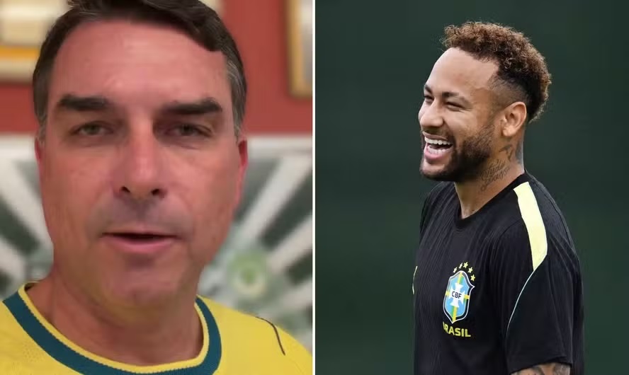 Flávio Bolsonaro defende Neymar e rebate Lula após crítica ao jogador na Copa do Mundo