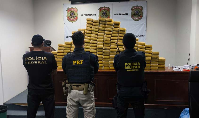 Operação policial apreende 208 kg de maconha após tentativa de fuga