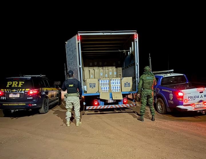 Força-tarefa apreende quase 100 mil maços de cigarros contrabandeados em Rondônia