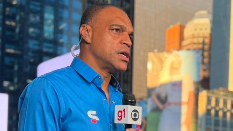 Ao vivo, Ex-jogador Denilson enfrenta problemas na Globo e faz reclamação com direção
