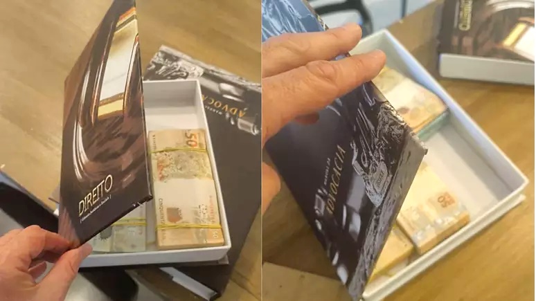 PF encontra dinheiro vivo escondido em livros falsos na casa de advogado ligado a líder do PL na Câmara