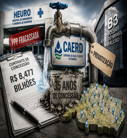 Concorrência bilionária para privatizar a Caerd reacende debate após fracasso da PPP do Heuro