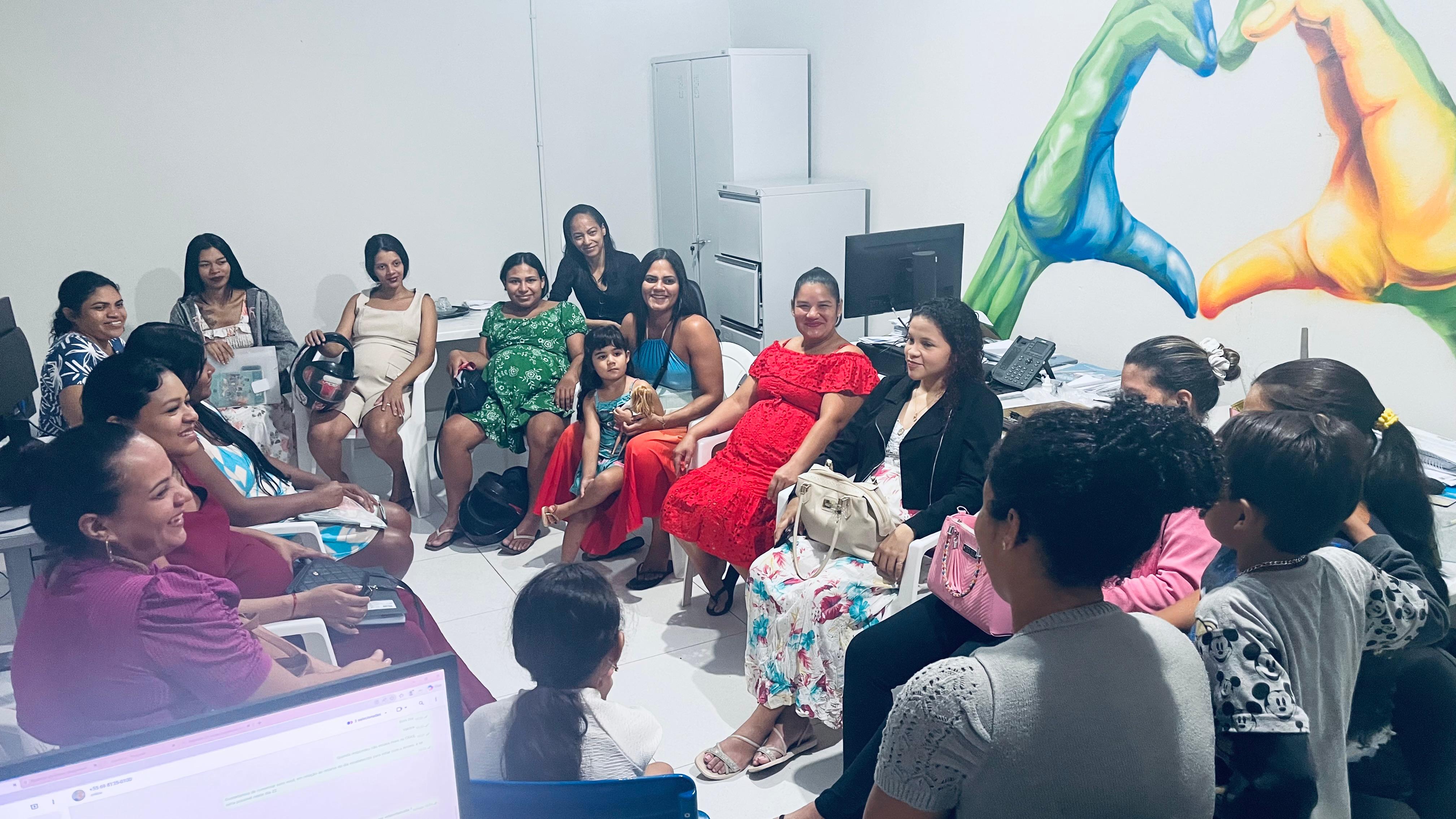 Cras Dona Cotinha fortalece vínculos familiares por meio de oficina permanente para gestantes
