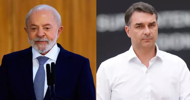 Nova pesquisa aponta Lula tem 40% das intenções de voto no 1º turno e Flávio, 34%