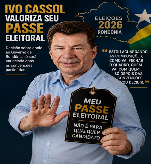 Cassol valoriza o passe faz jogo de espera, mas histórico de apoiamentos é negativo