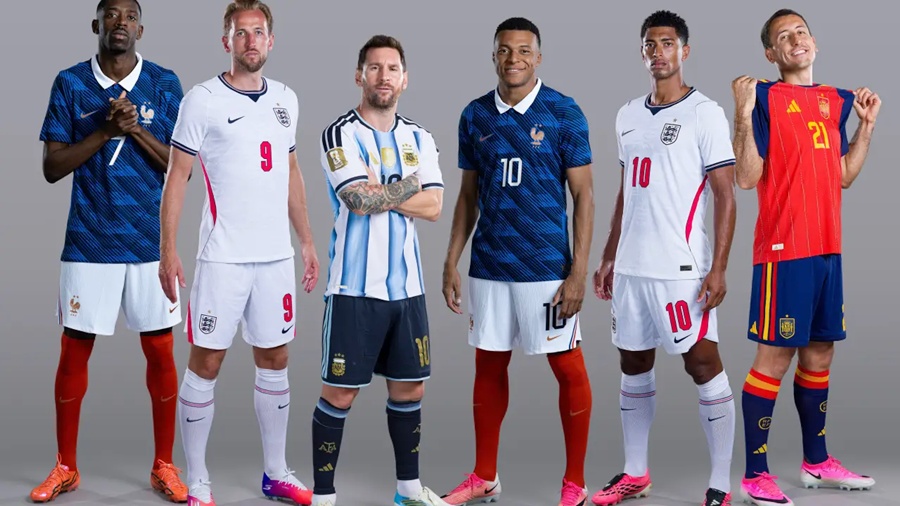 Fifa divulga uniformes da final da Copa do Mundo e da disputa do 3º lugar