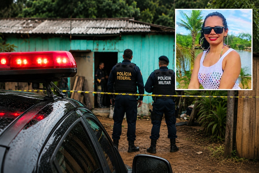 Mulher é encontrada morta com tiro na cabeça; marido é procurado por feminicídio