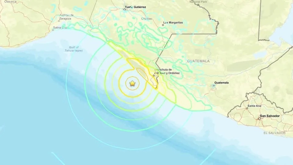 Terremoto de magnitude 7,3 atinge costa do México e gera alerta de tsunami