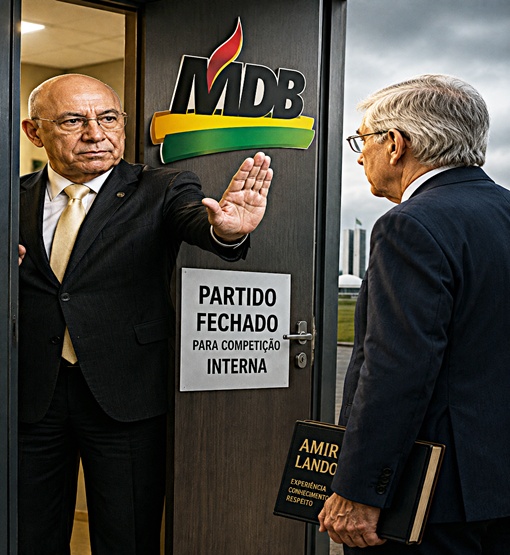 Confúcio fecha a porta para Amir Lando e transforma o MDB em um partido de uma candidatura só