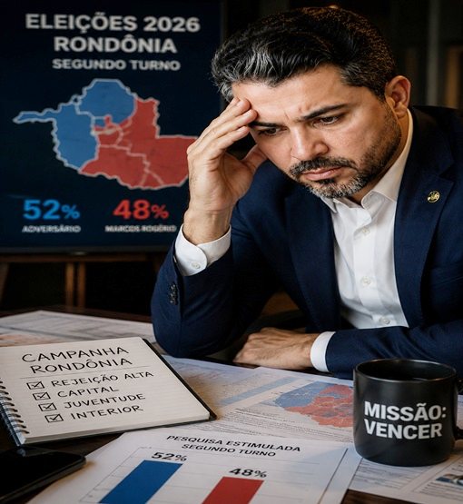 Segundo turno é o maior fantasma da campanha de Marcos Rogério