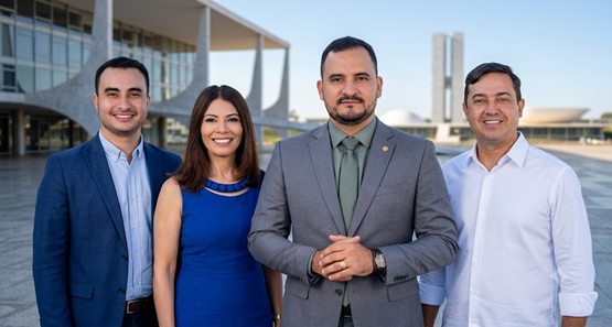 Lopes, Tourinho, Fera e Gazola formam chapa poderosa para a Câmara Federal
