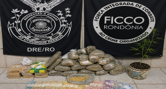 FICCO prende suspeito e apreende 27 kg de drogas em Porto Velho