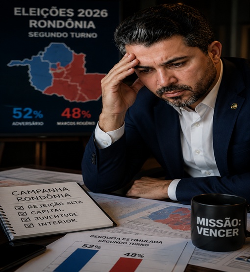Segundo turno é o maior fantasma da campanha de Marcos Rogério
