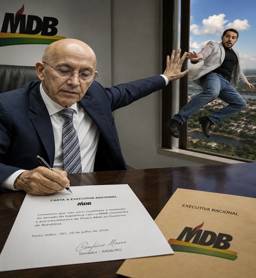 Carta atribuída a Confúcio expõe crise no MDB e pode redesenhar disputa eleitoral em Rondônia
