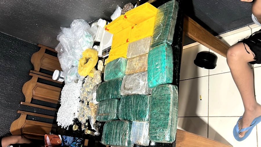 Operação Caçador apreende mais de 18 kg de drogas e prende suspeito de tráfico 
