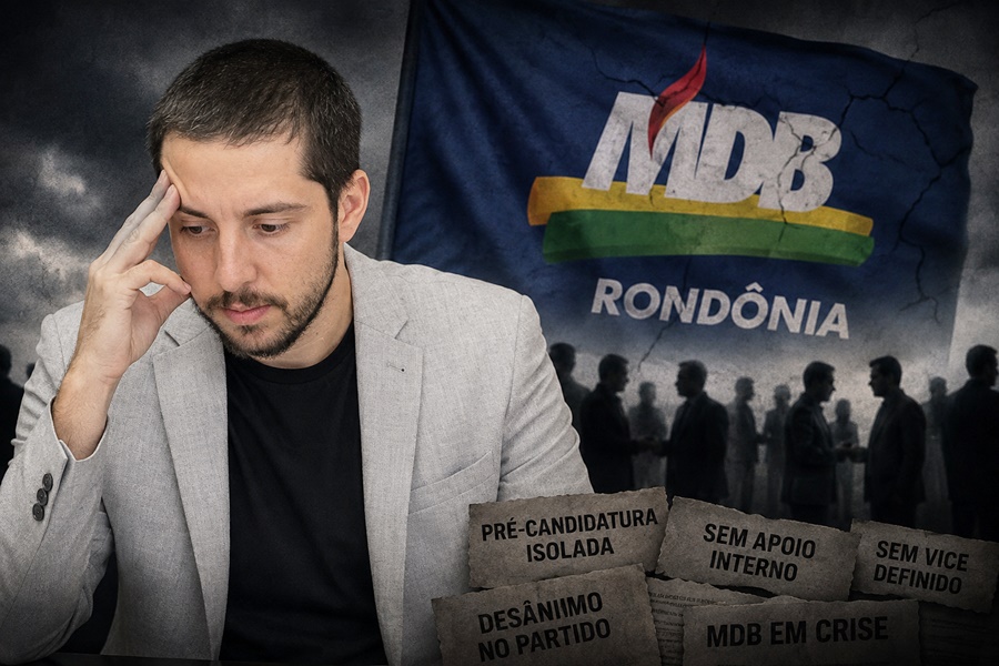 Isolado e sem musculatura política, Pedro Abib amplia crise do MDB em Rondônia