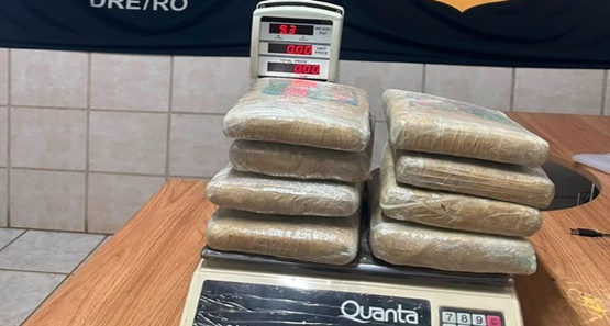 PF intercepta carga de skunk no Aeroporto de Porto Velho e prende passageiro