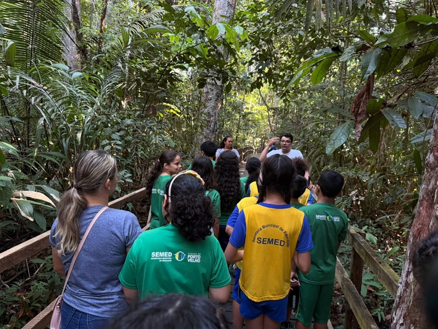 Parque Natural recebe estudantes da rede municipal em passeios de educação ambiental