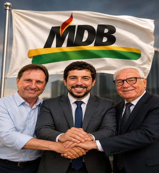 MDB confirma Abib ao Governo, oficializa Amir como vice e apoia Acir ao Senado