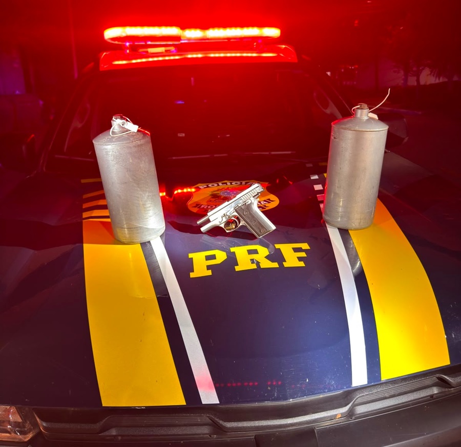 PRF encontra 72 kg de mercúrio, ouro e pistola escondidos em caminhonete 