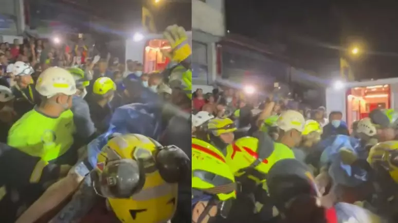 Socorristas resgatam mulher dos escombros mais de 35 horas após terremoto na Colômbia
