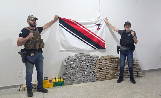 Polícia apreende mais de 231 quilos de maconha, cocaína e crack em área rural de RO