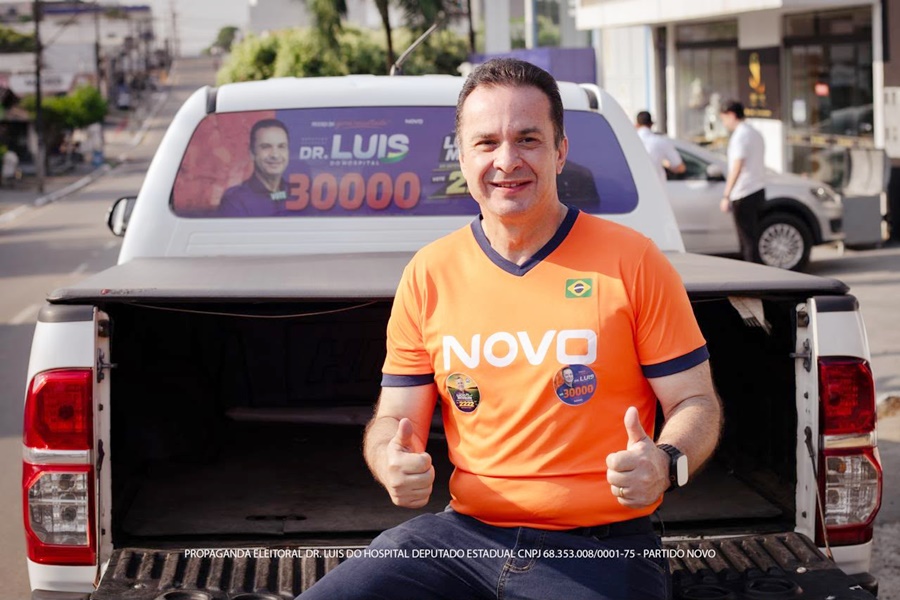 Dr. Luís do Hospital inicia campanha à reeleição com adesivaço no município de Jaru